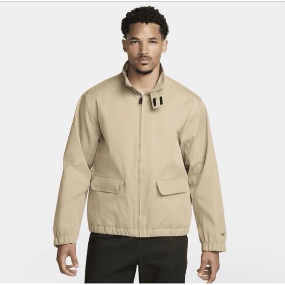 Nike Sportswear Tech Pack Storm Loose FIT Cotton Jacket Men’s Size mediumTan NWT